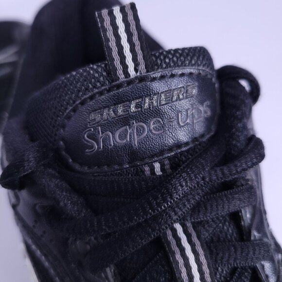 SKECHERS Shape Ups SN12320 Black Womens Size 9.5 Walking Toning Sneakers BKSL - Picture 11 of 14